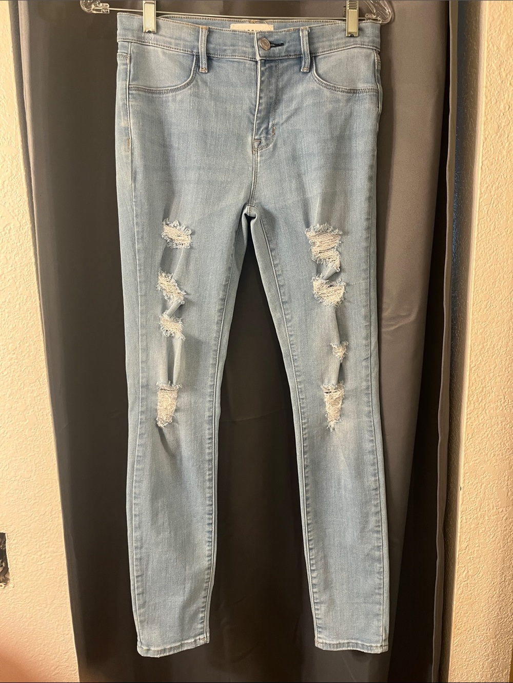 PacSun Light Blue Ripped Skinny Jeans